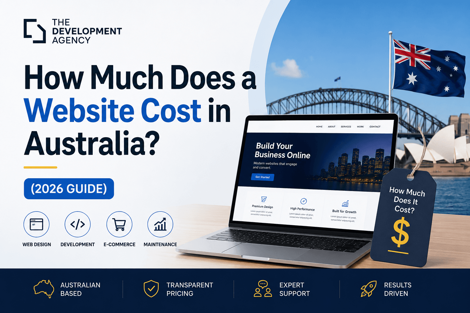 How Much Does a Website Cost in Australia? (2026 Guide) | The Development Agency