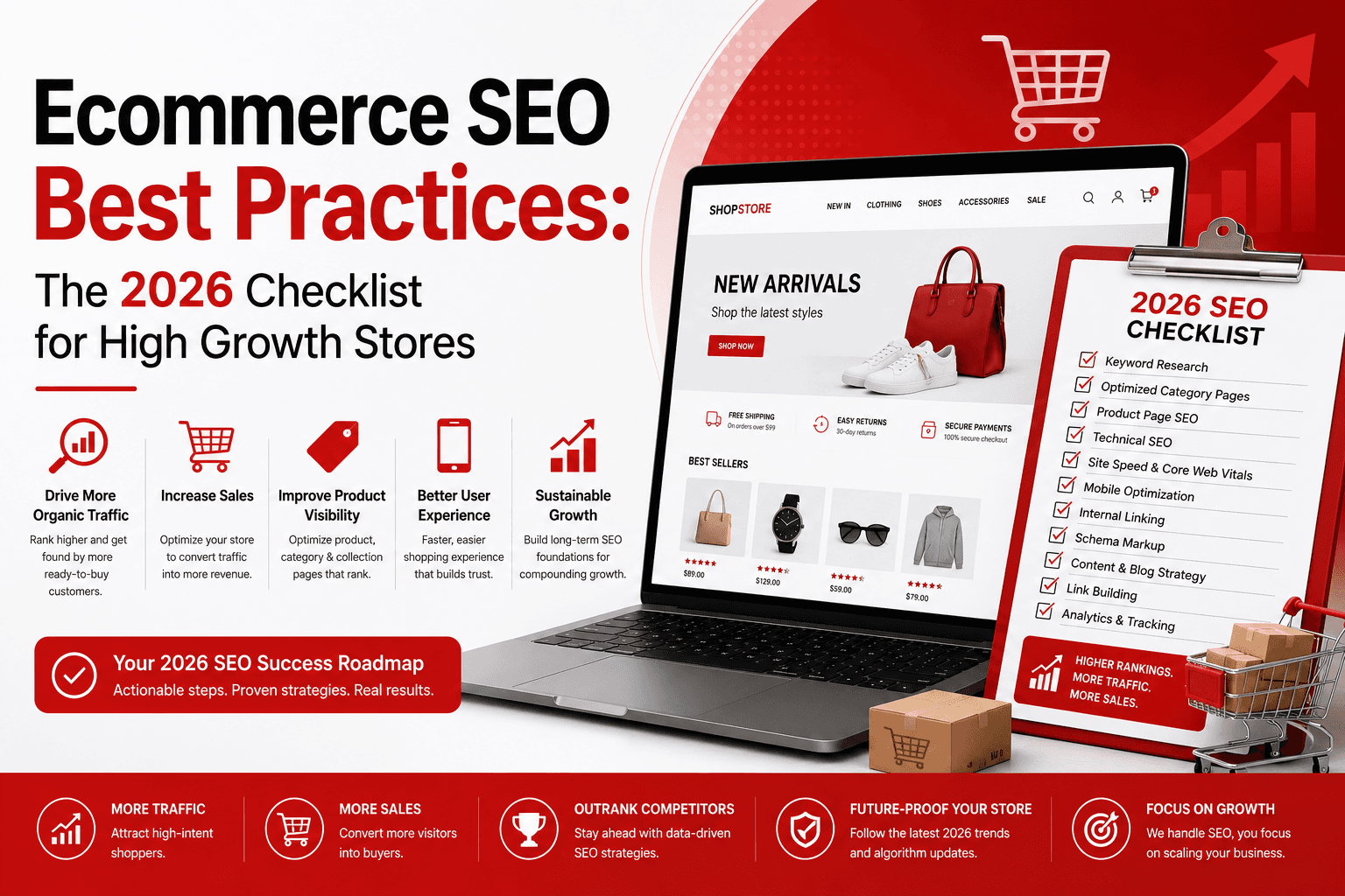 Ecommerce SEO Best Practices: The 2026 Checklist for High Growth Stores