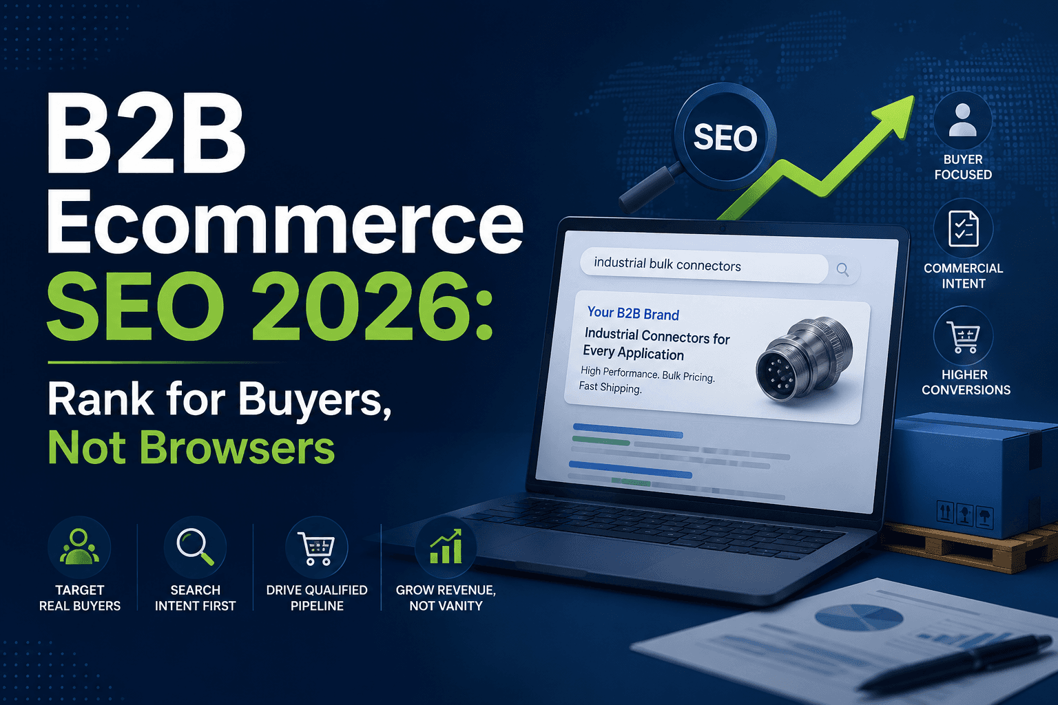 B2B Ecommerce SEO 2026: Rank for Buyers, Not Browsers