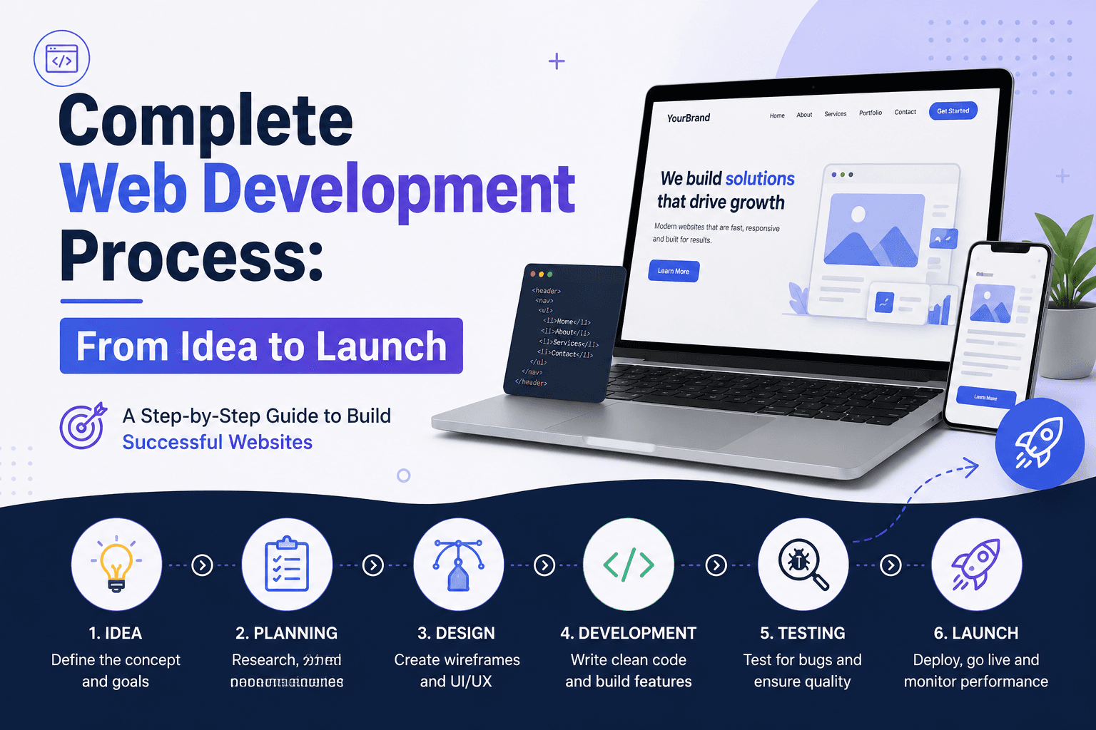 Complete Web Development Process: From Idea to Launch