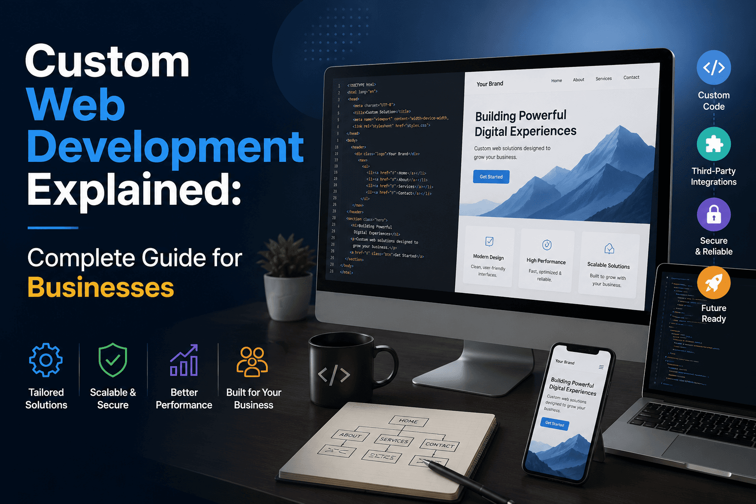 Custom Web Development Explained: Complete Guide for Businesses