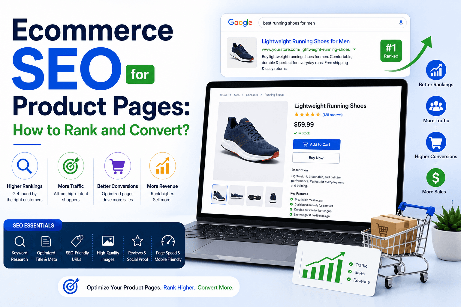 Ecommerce SEO for Product Pages: How to Rank and Convert?